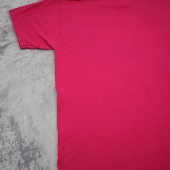 Gopher Shirt Womens L Pink Short Sleeve Collared Graphic Print Casual Outwear - Picture 13 of 15